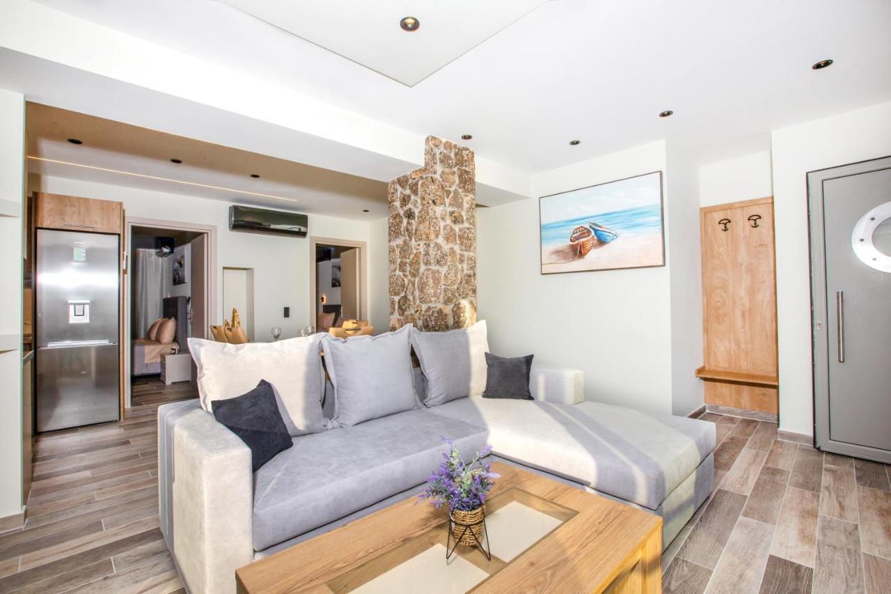 Black Rocks Family, Luxury Seafront Beach Maisonette Agios Gordios (Corfu) Exterior foto
